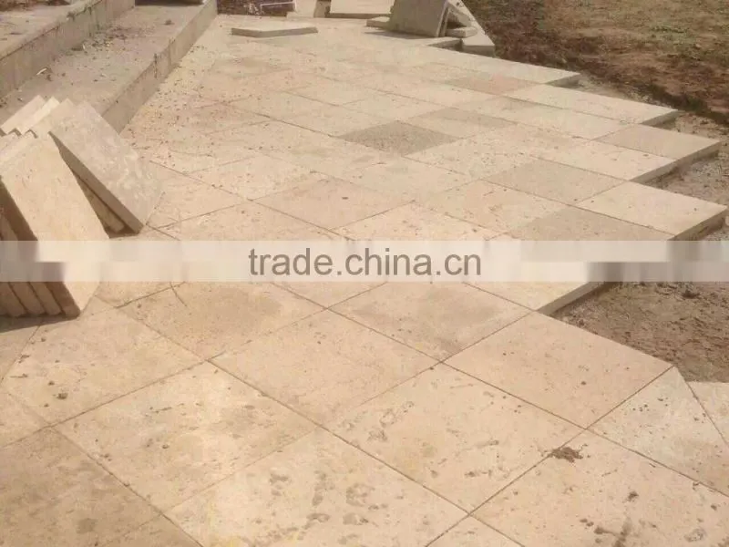 Natural beige limestone tiles with competitive price