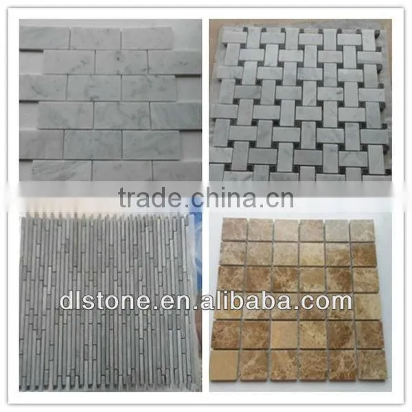 Marble Waterjet Mosaic Pattern DL-WMP-03,luxary indoor decorative stone