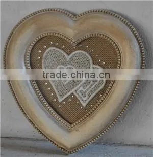 2016 new style antique wooden linen picture frame , linen printing frame