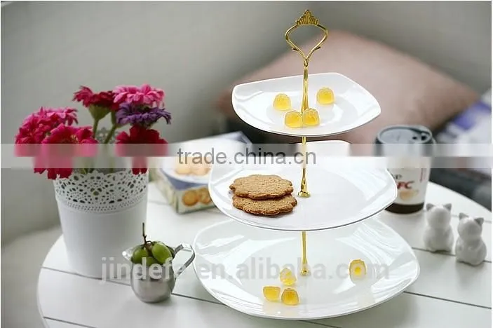 ceramic three-layer plate