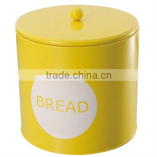 cylindrical colored sugar pot/Tea tin /coffee storage box