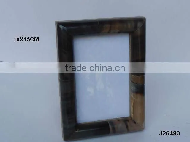 Thin antique blue colour Bone Mosaic Photo frame Available in all photo Sizes