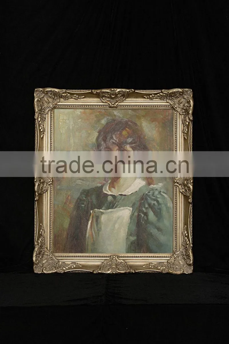 Vintage Baroque Wooden Ornate Picture Frame for Oil Paintings Cusotmized Colors Available
