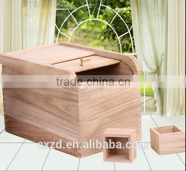 Environmental friendly wooden rice box for sale