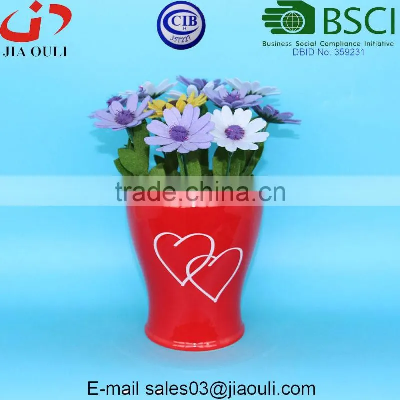 Under glazed Ceramic planter garden pot