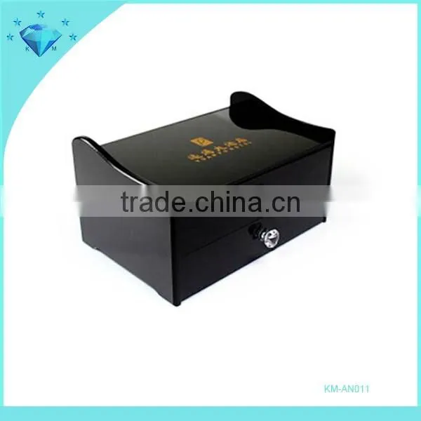 Clear acrylic candy dispenser box with acrylic tube wholesale