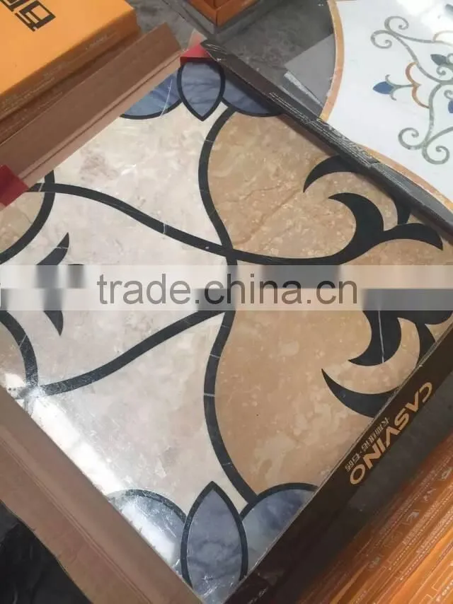 natural stone china red marble with water jet marble tiles