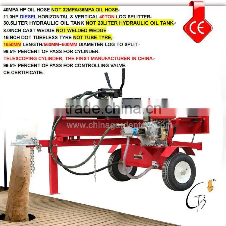 log cutter and splitter machine (LS40T-B1-1050MM)