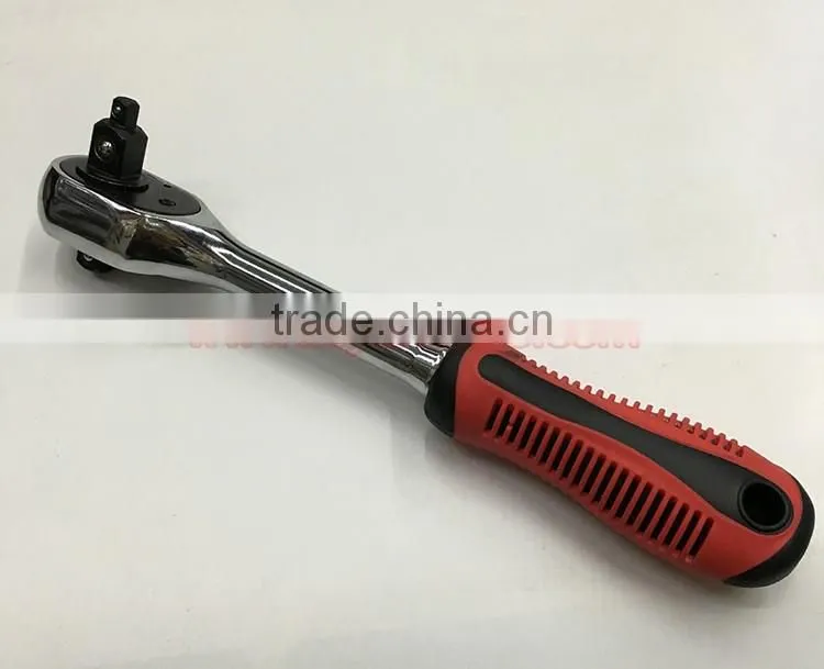 1/2", 3/8", 1/4" 3 ways ratchet handle wrench socket set repair tools