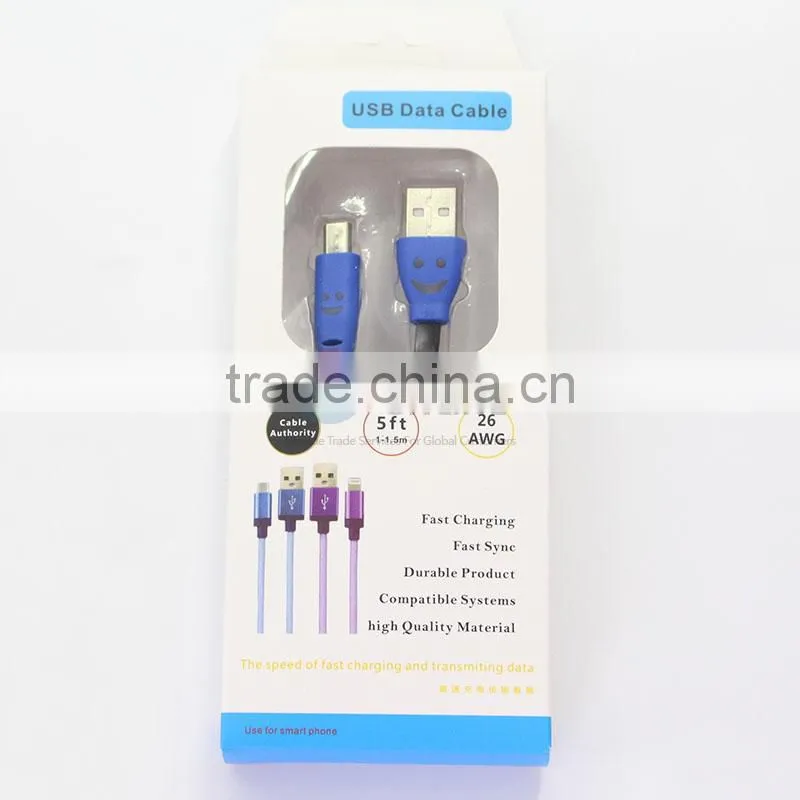 Blue Smile USB Data Cable