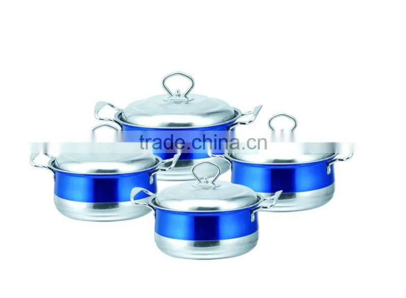 LYJSD 4sets Stainless Steel Cookware Set