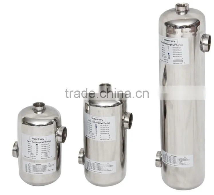 swimming pool heat exchanger uht tubular heat exchanger