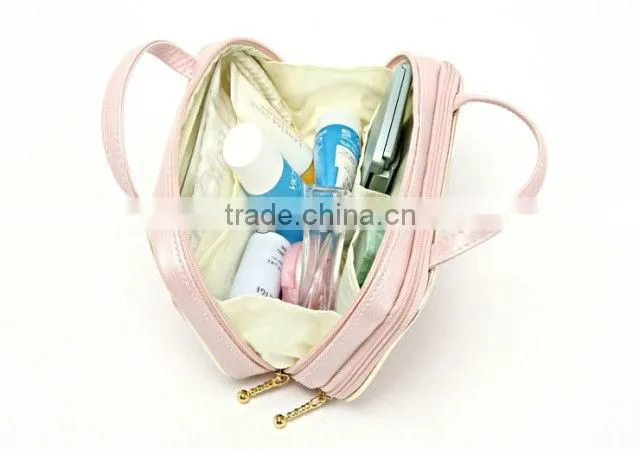 Elegent Handle Toiletry Kit Small Makeup Case