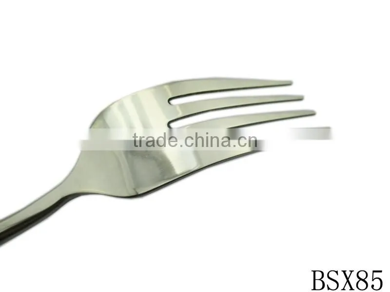 Bulk stock 201 stainless steel hollow handle fork