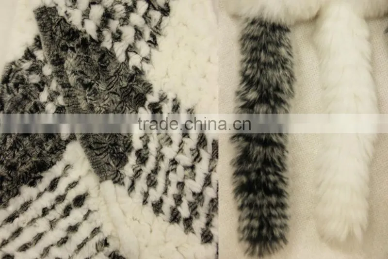 High Quality Knitted Rex-Rabbit Scarf