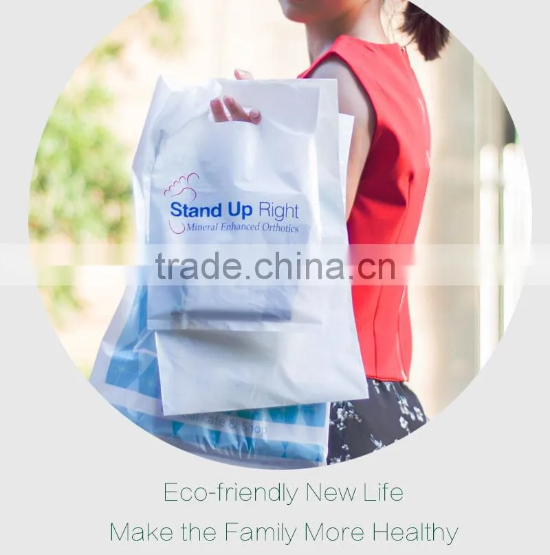 Factory Wholesale Die Cut Handle LDPE HDPE PE Shopping Plastic Bag