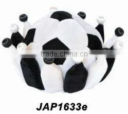 Europe football championship horn with football hat
