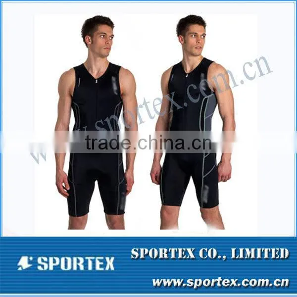 Professional Customized Design Sublimation Triathlon Clothing Active 3 4 Run Tights MZ0321