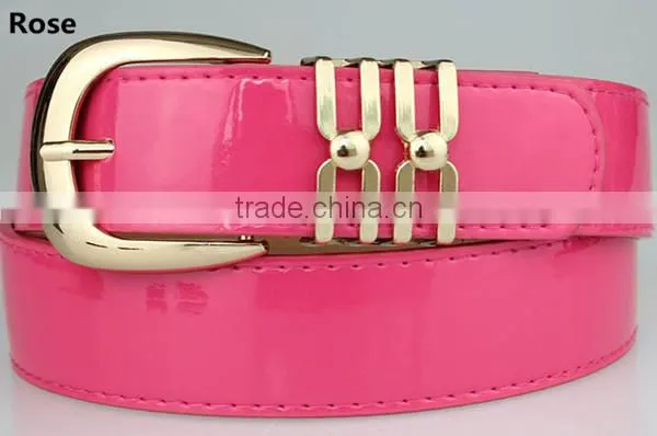 MOQ 1pc new arrival high quality with flat buckle design in alloy metal material safety leather belt buckle for women