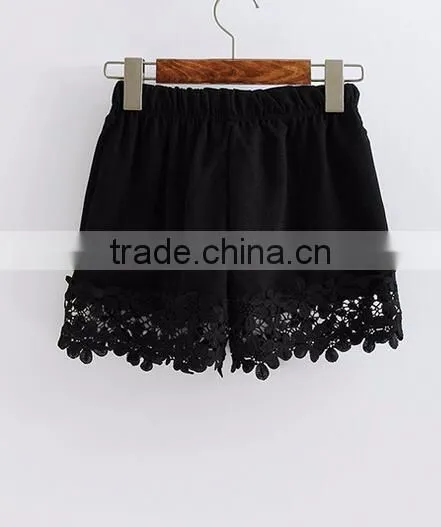 EY0612P Summer Ladies 2017 Classics Shorts With Lace Hem