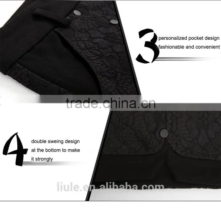 Fashionable cheap casual elastic waist new fashion short pants