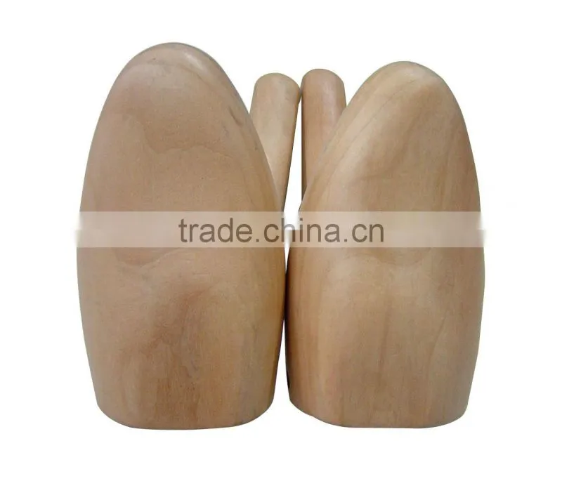 Wooden painted metal handle shoe tree and stretcher