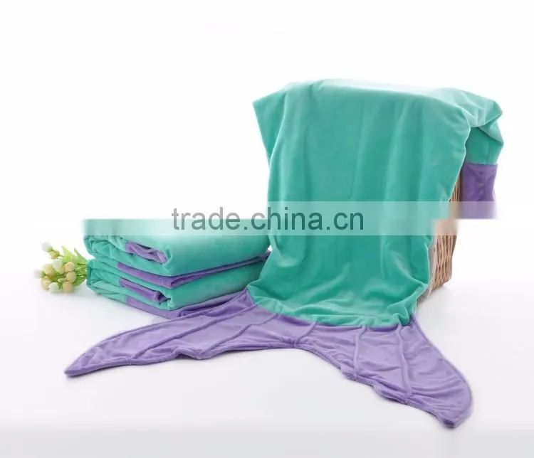 Kids Super Soft Fleece Mermaid tail Sleeping Bag