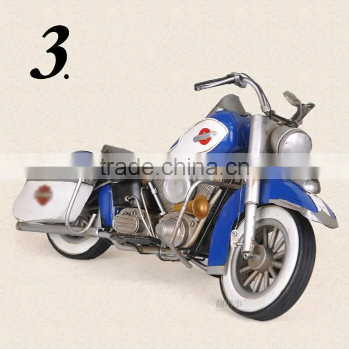 Birthday Christmas Decoration Gift Hand Made Metal Art Motorcycle Model Crafts