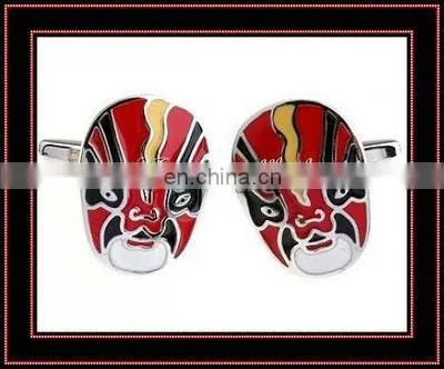 Traditional China Opera facial cufflinks