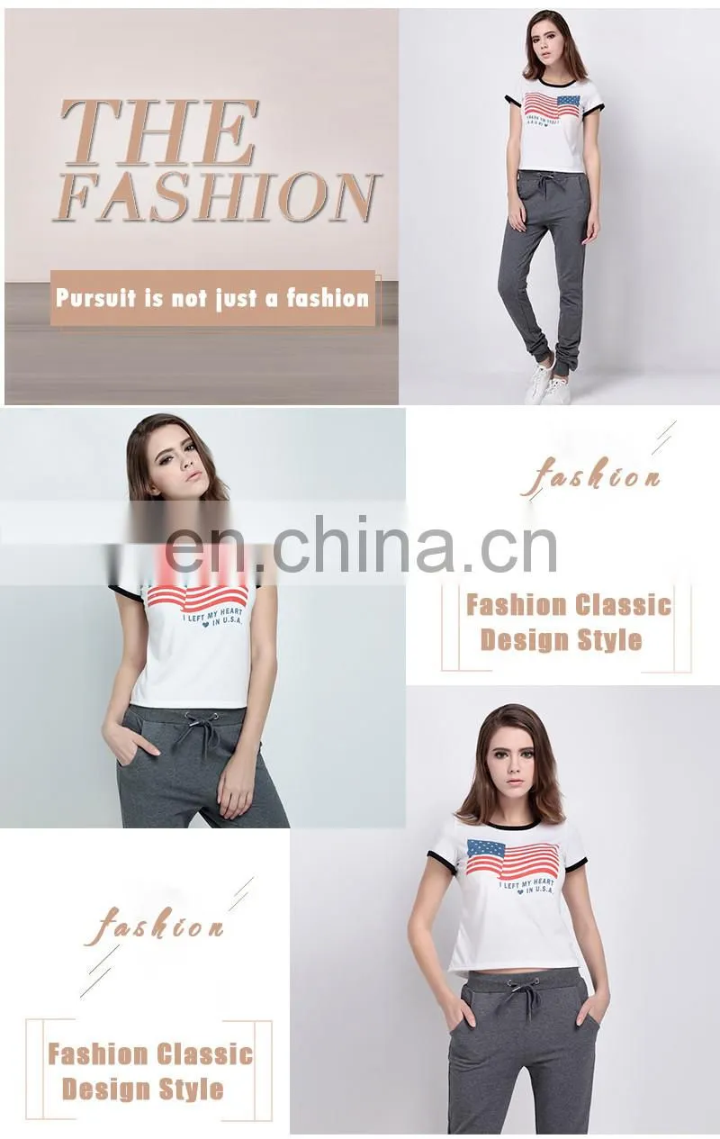 Wholesale Latest New Design Fashion Women White Shirt Tee shirt Custom Women Cheap 100 Cotton T Shirt