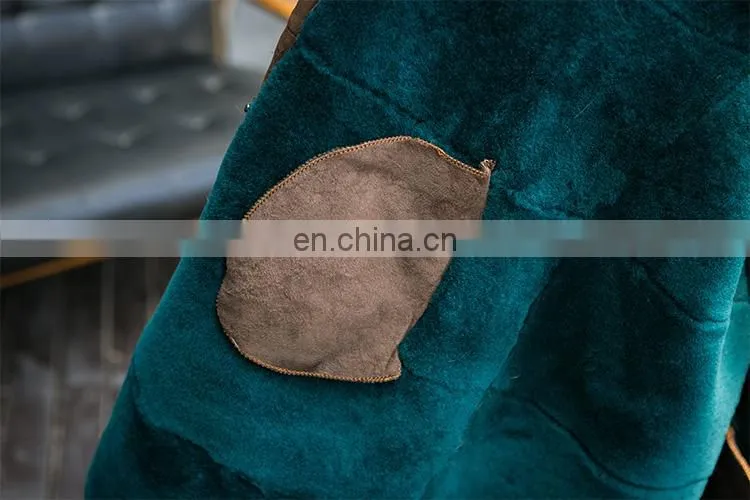 High Quality Fashion Custom Plain Genuine Leather Jacket Women Sheep Skin Jacket