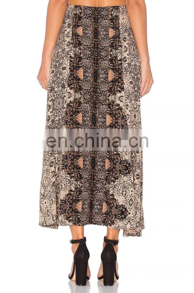 New design high waist corean long maxi skirt