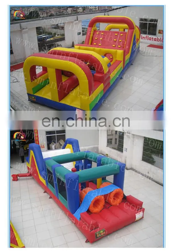 Inflatable obstacle course, inflatable obstacle race for adult