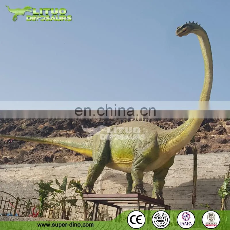 Long neck Moving Animatronic Dinosaur robot For Exhibition