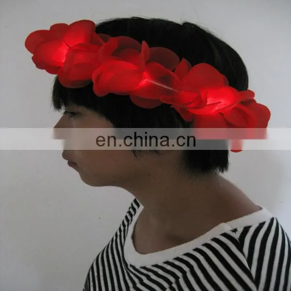 Festival led garland glovion led lighted flower garland wedding flower garland