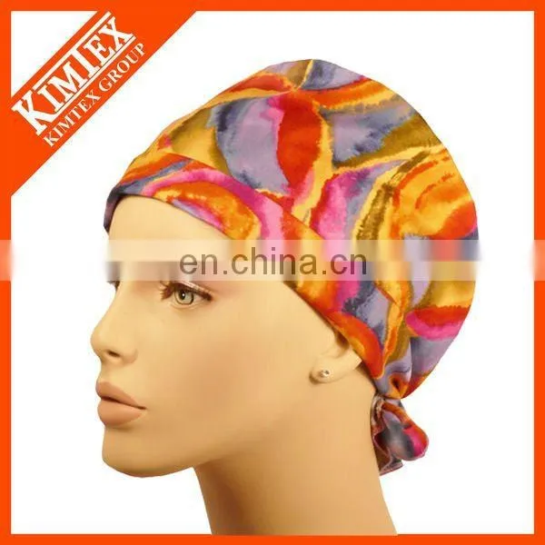 100% cotton printed doctor surgical cap