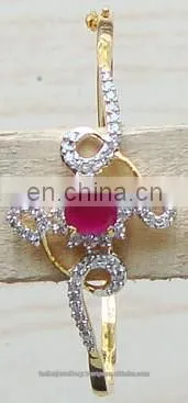 CZ bracelet jewelry manufacturer, cubic zirconia bracelets jewellery exporter