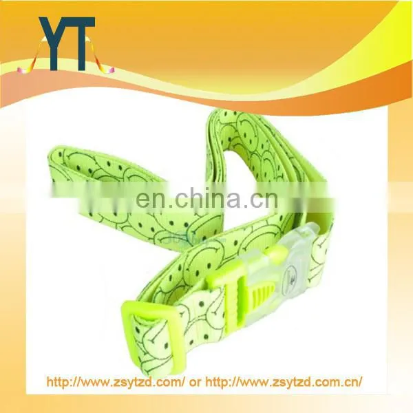Woven Luggage Holder Strap with plastic buckle