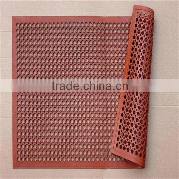 rubber door mat/hole rubber mat