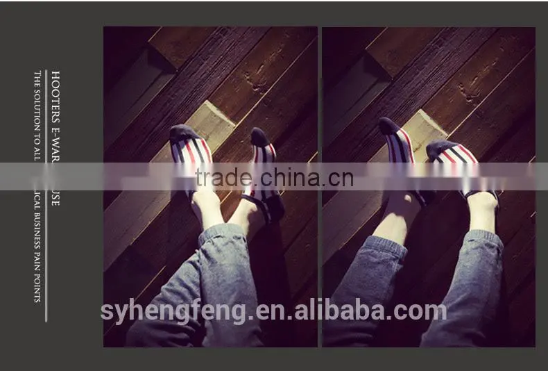 2015 hot style wholesale fashion man socks stripe socks