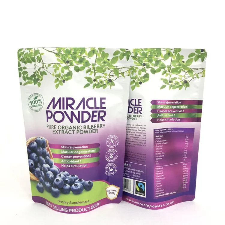 Custom Printed Matt Finished Mylar Aluminum Foil Bag / Clear Plastic Frosted Zip Lock Packaging Bags With Logo Printing
