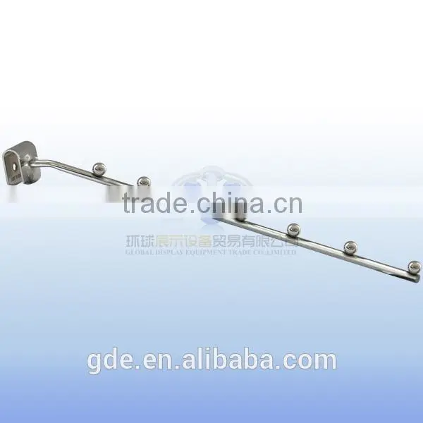Chrome display hardware for crossbar with 7 balls
