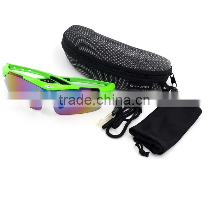 2016 factory direct sale dropshipping no minimum order outdoor sport bicycle riding cycling glasses 5 lens