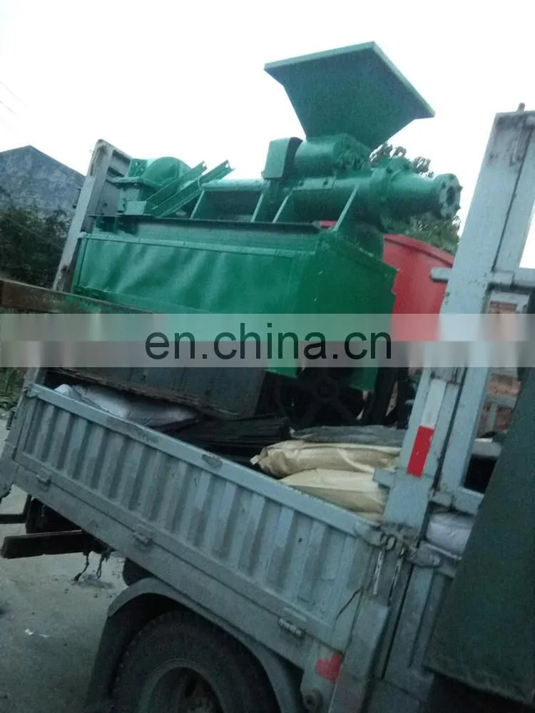 China Charcoal coal Power dust Roller Press Coal Screw Briquette Extruder Machine