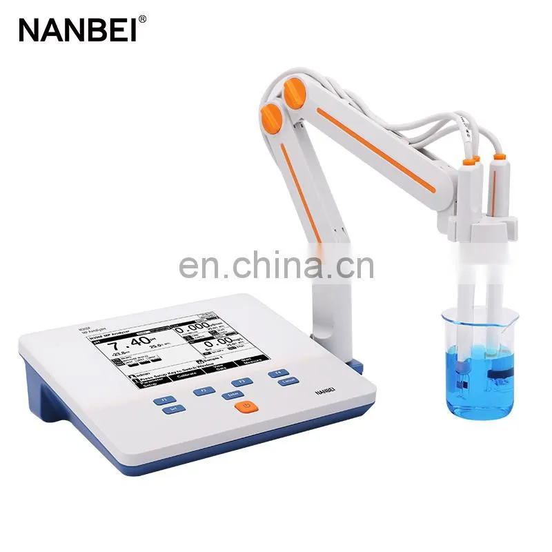 1-5 points calibration pH EC ISE DO Temp sensor portable multiparameter water quality meter price