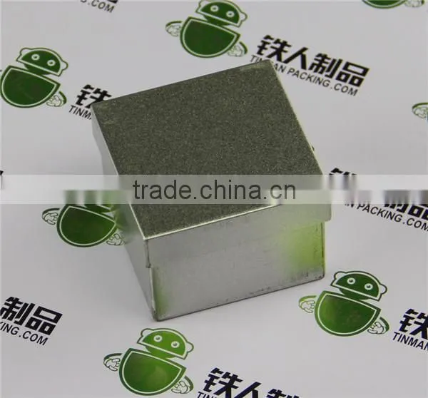 Square Metal Plain Tin Boxes