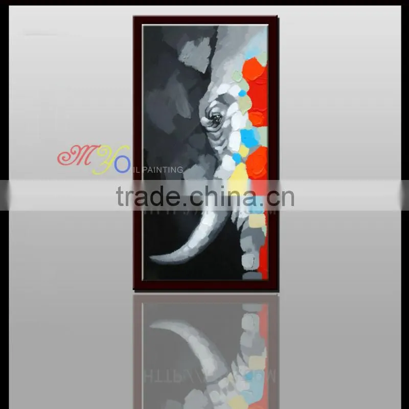 Monochrome animal horse's head hotel decorative painting