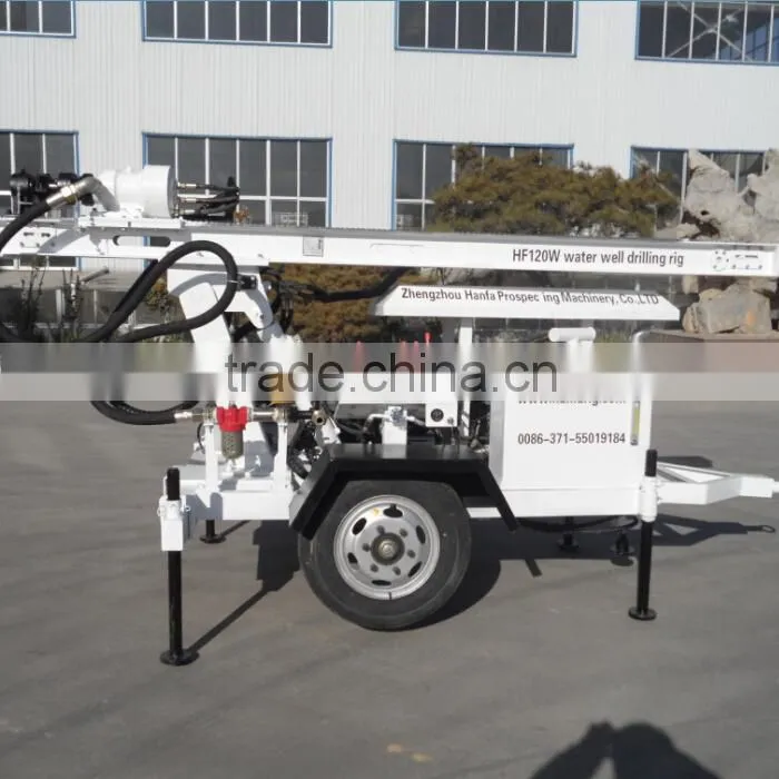 HF120W DTH Hammer Bore hole Drill Rig