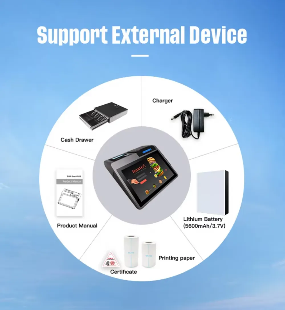 Z100 desktop POS with 160mms fast printing speed