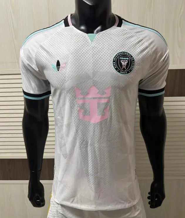 Miami Away Jersey White Player Version Soccer Shirt